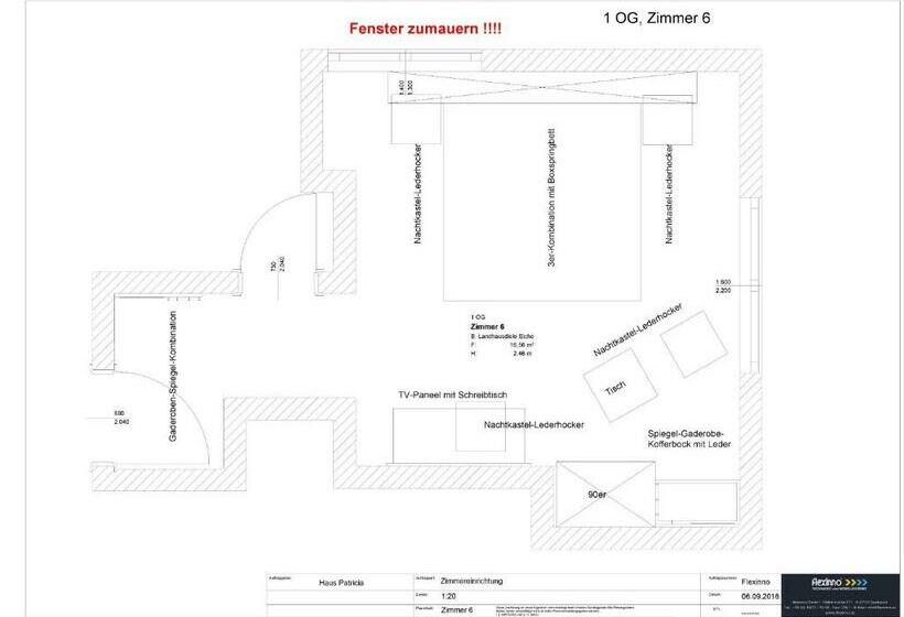 اتاق استاندارد, Pension Patricia