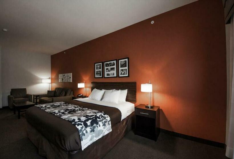 Люкс Кровать Кинг, Sleep Inn & Suites Hennessey North