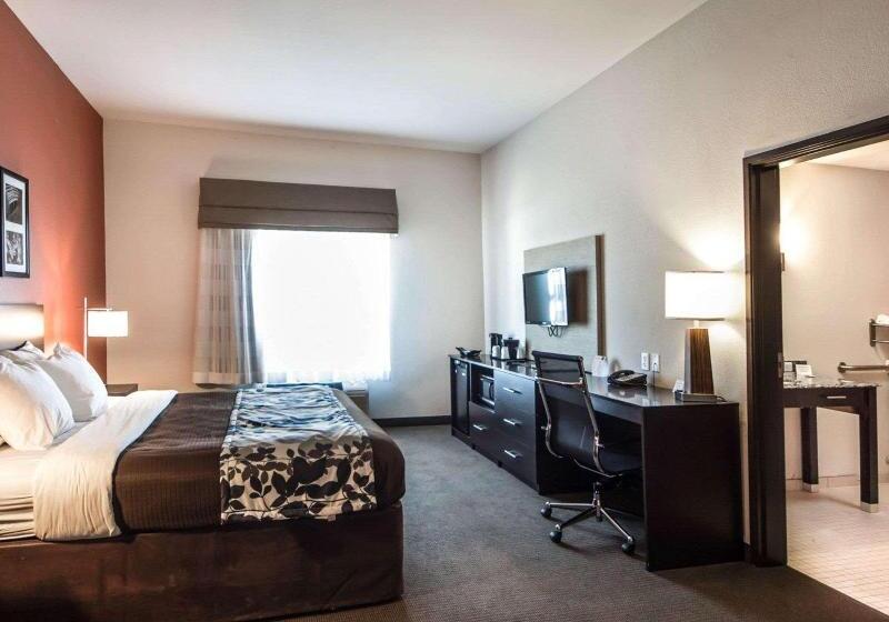 Люкс Кровать Кинг, Sleep Inn & Suites Hennessey North