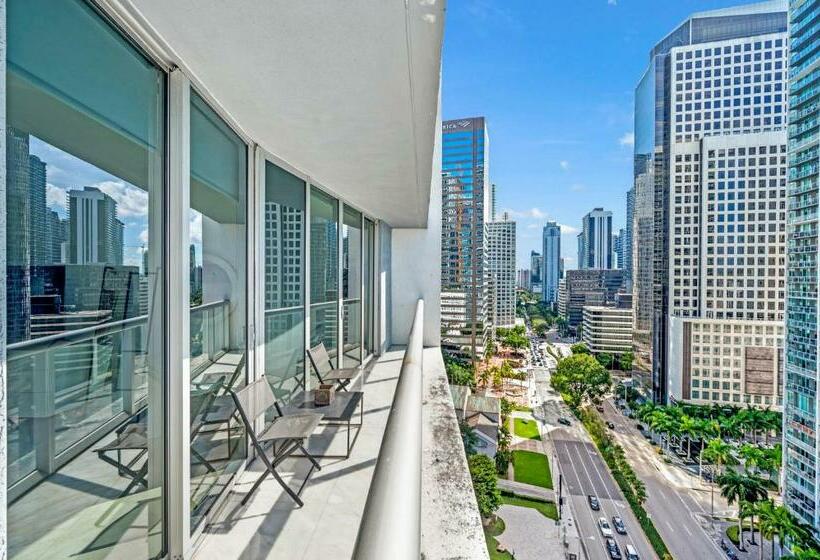 דירה בת חדר שינה 1 עם מרפסת, Icon Brickell Luxury Residence