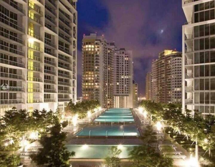 דירה בת חדר שינה 1 עם מרפסת, Icon Brickell Luxury Residence