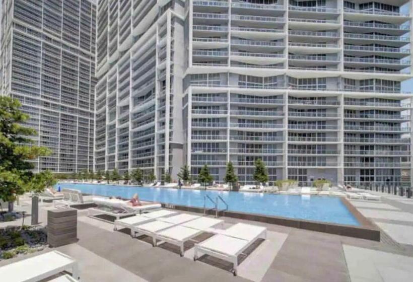 דירה בת חדר שינה 1 עם מרפסת, Icon Brickell Luxury Residence