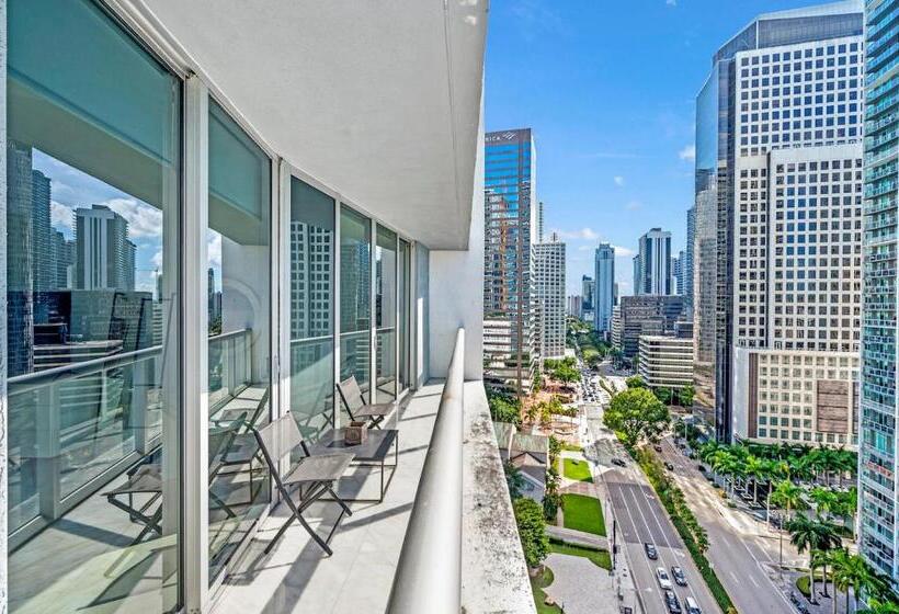 דירה בת חדר שינה 1 עם מרפסת, Icon Brickell Luxury Residence