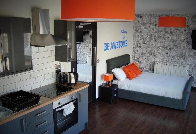 Апартаменты Пентхаус 1 Спальня, Code Pod   The Loft   Edinburgh