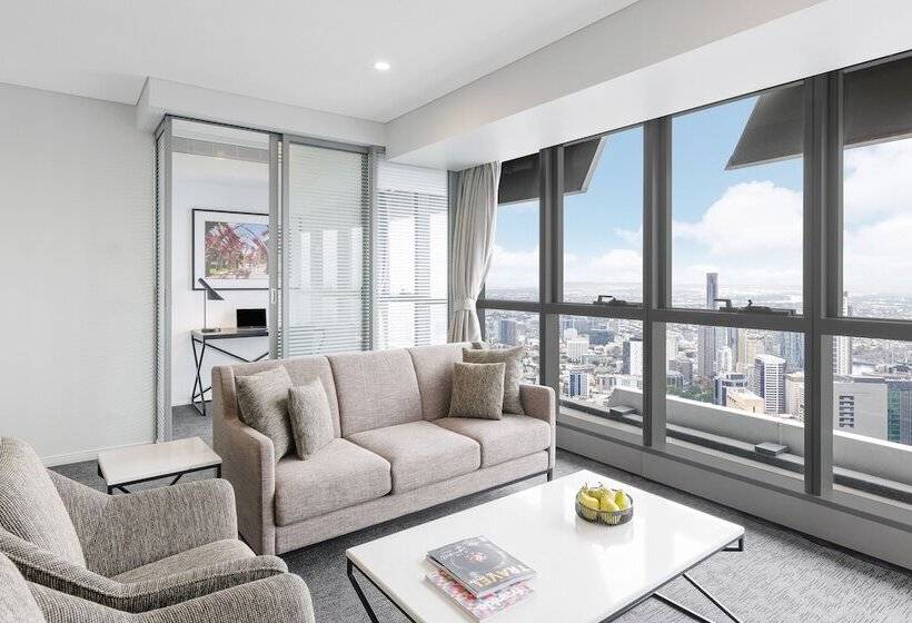 침실 2개 스위트, Meriton Suites Herschel Street, Brisbane