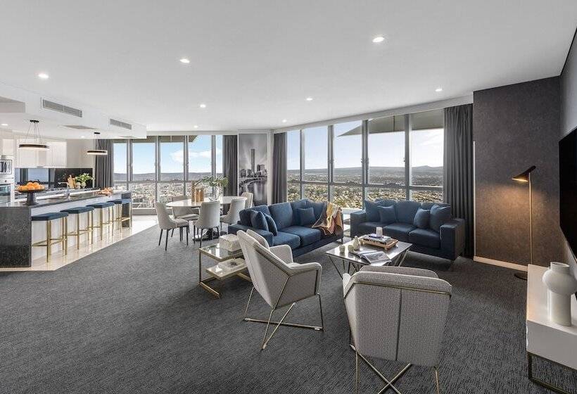 1침실 펜트하우스 아파트, Meriton Suites Herschel Street, Brisbane