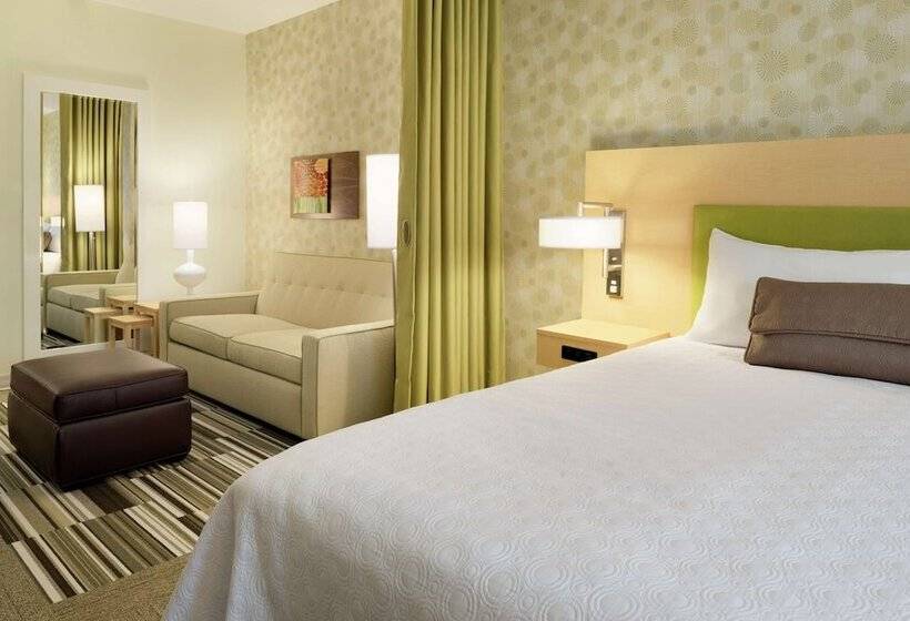 带双人床的标准工作室, Home2 Suites By Hilton La Crosse