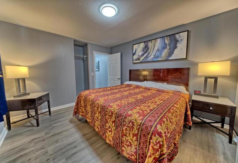 شقة غرفة واحدة مطلة على حمام السباحة, Aqua View Motel