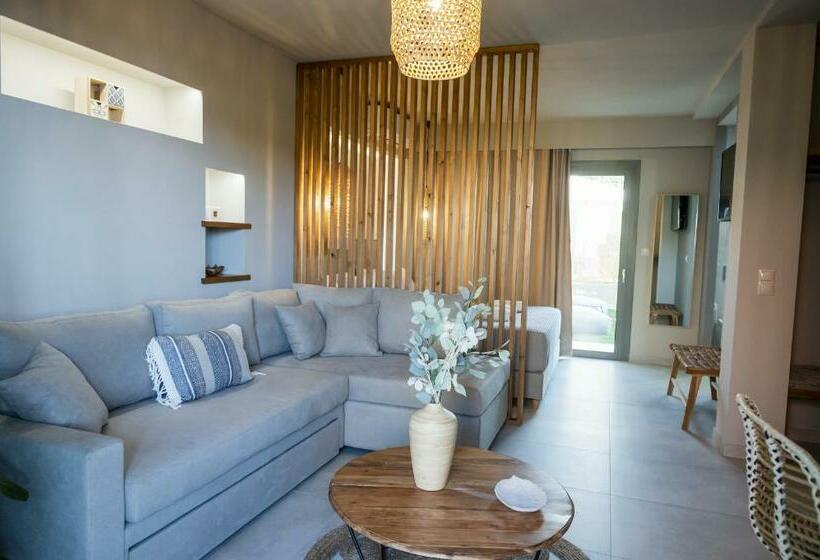 Полулюкс с Бассейном, Theros Suites