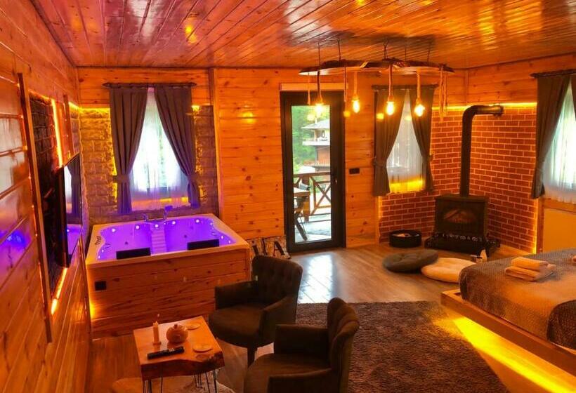 스탠다드 룸 킹사이즈 침대, Ria Süit Otel Bungalov