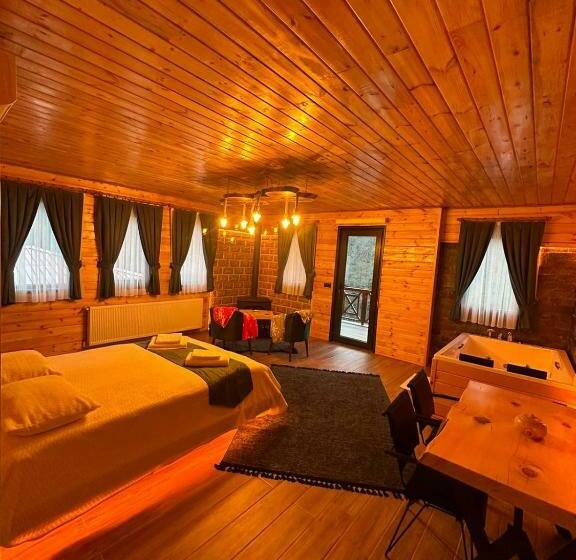 디럭스 스위트 킹 침대, Ria Süit Otel Bungalov