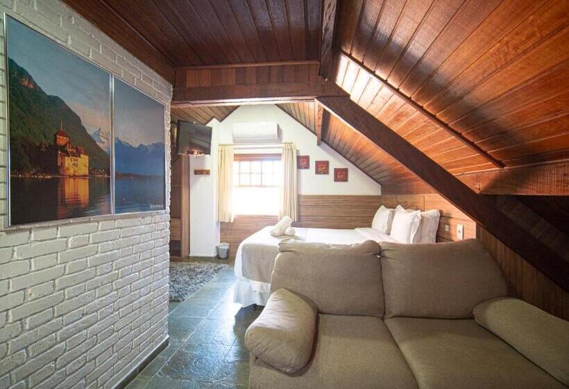 Quarto Familiar, Pousada Suiça Mineira Centro