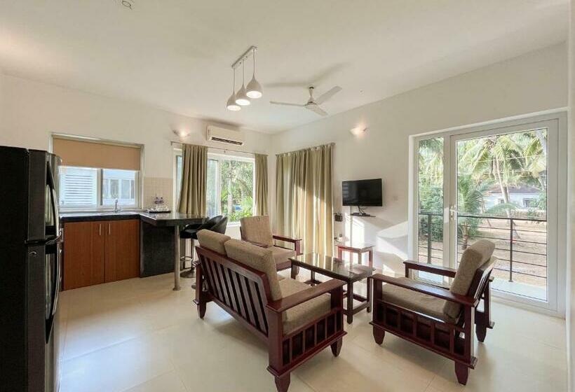 带1个卧室的公寓, Rainforest Enclave, Arpora   10 Mins To Baga Beach