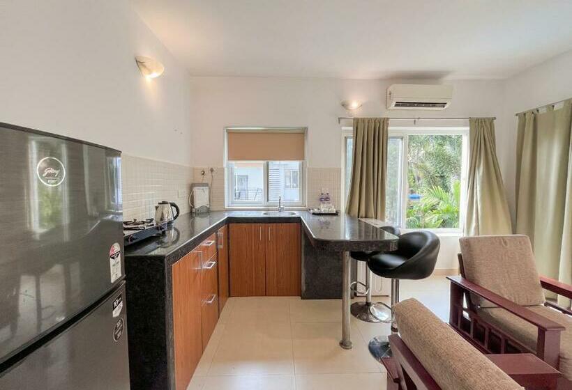 带1个卧室的公寓, Rainforest Enclave, Arpora   10 Mins To Baga Beach