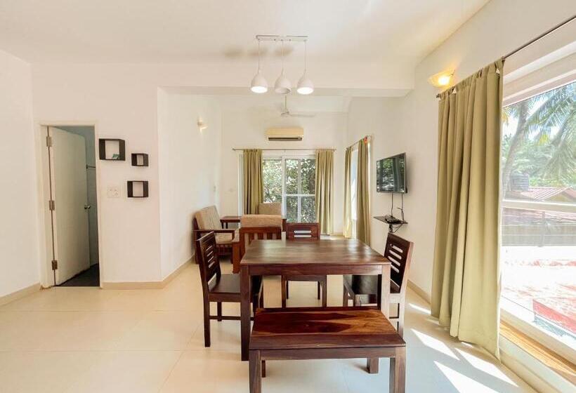 带露台两卧公寓, Rainforest Enclave, Arpora   10 Mins To Baga Beach