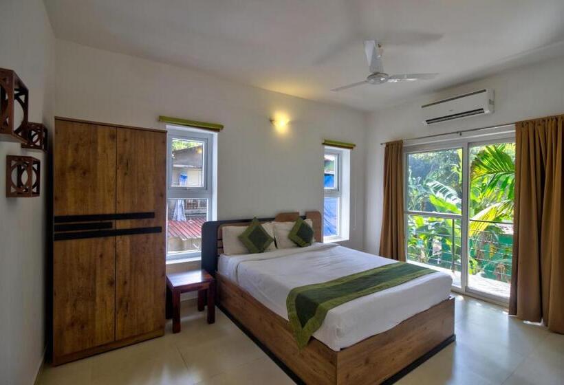 带泳池景观及2个卧室的公寓, Rainforest Enclave, Arpora   10 Mins To Baga Beach