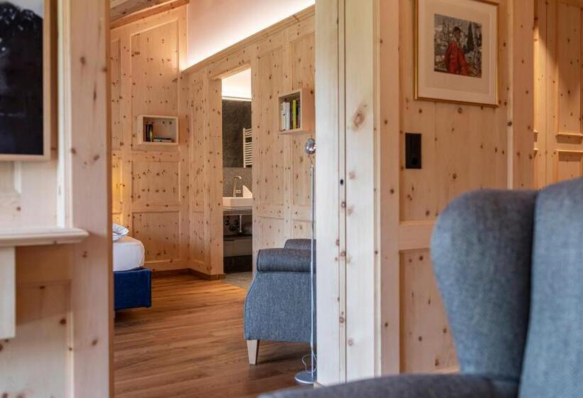 Suite with lake view, Chesa Randolina