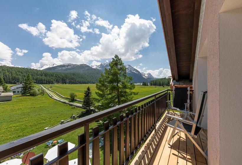 Suite with lake view, Chesa Randolina