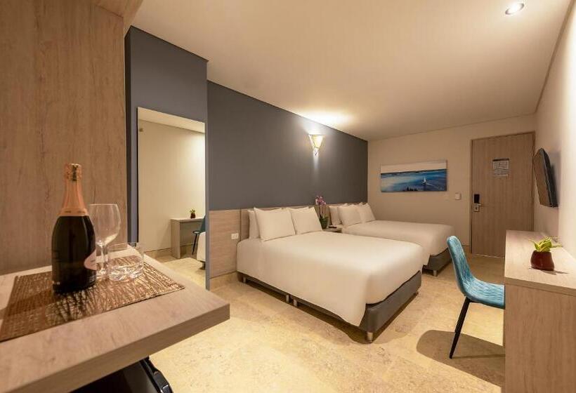 غرفه قياسيه سريرين مزدوجين, Rilux Cartagena