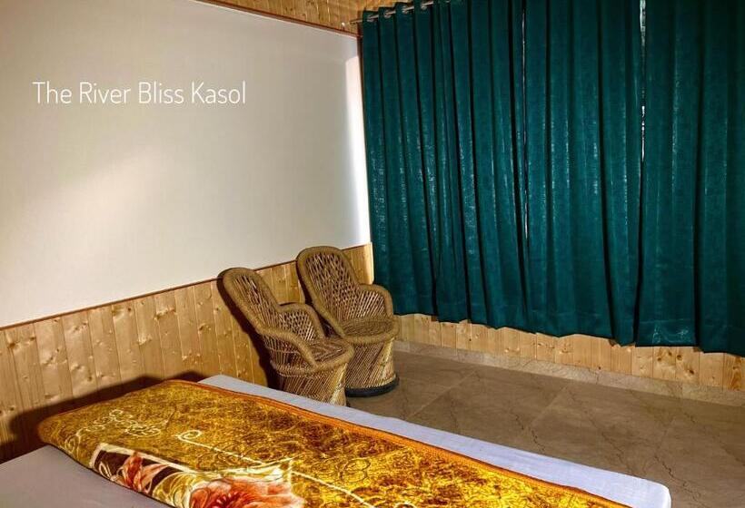 스탠다드 룸 킹사이즈 침대, Mid Orchard Kasol L River Side  Pure Veg Hotel In Kasol