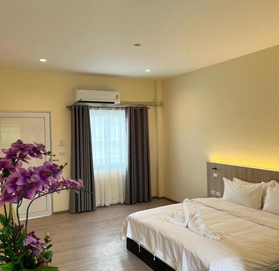 스탠다드 룸 킹사이즈 침대, At Pream&chan Resort แอท เปรมแอนด์จันทร์ รีสอร์ท
