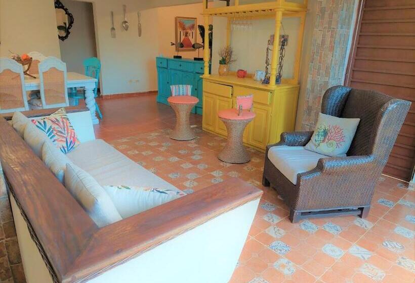 ویلای 1 خوابه با چشم‌انداز باغ, Complejo Villa Las Palmeras Piscina, Billar, Jardín, Bbq @drvacationsrental