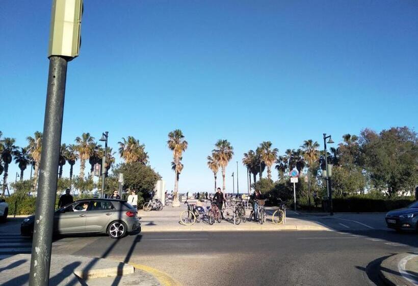 اتاق استاندارد یک نفره, Nueva Habitacion A Metros De Playa Con Cocina Y Wc Compartido, Terraza Y Zonas Comunes 3ac