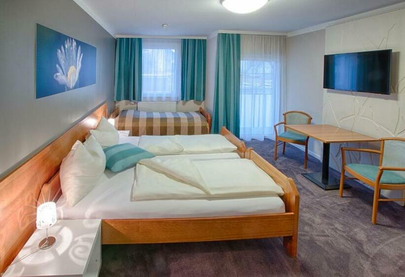 Трехместный Номер Стандарт с Балконом, Frühstückshotel Waldbauer