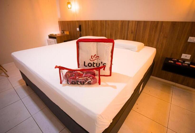 带大床的豪华间, Lotus Motel Guaribas