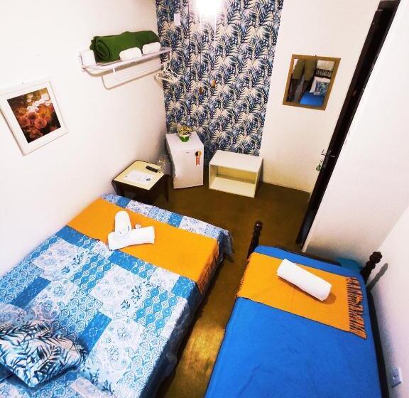 Quarto Triplo Estandar Banheiro Compartilhado, Pousada Spa Alto Da Serra