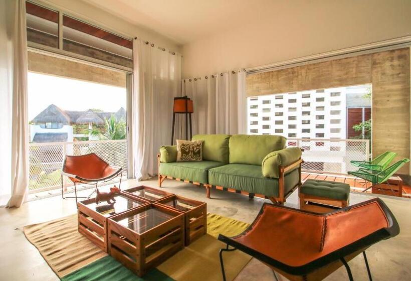 バルコニー付き１ベッドルームアパートメント, Casa De Piedra Tulum