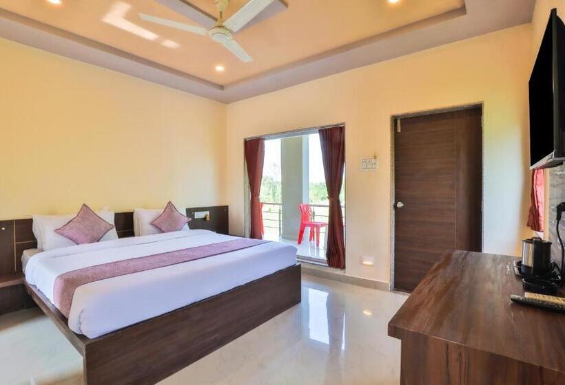 标准间带阳台, Aaranya Gir Resort