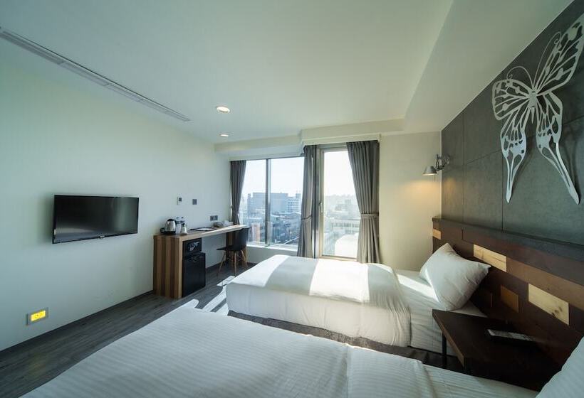 اتاق استاندارد با چشم‌انداز شهر, Xinshe Hotel   Hsinchu