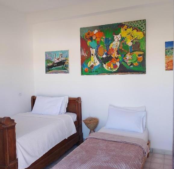 스탠다드 트리플 룸 풀장 전망, Riad Ocean Beach Douira