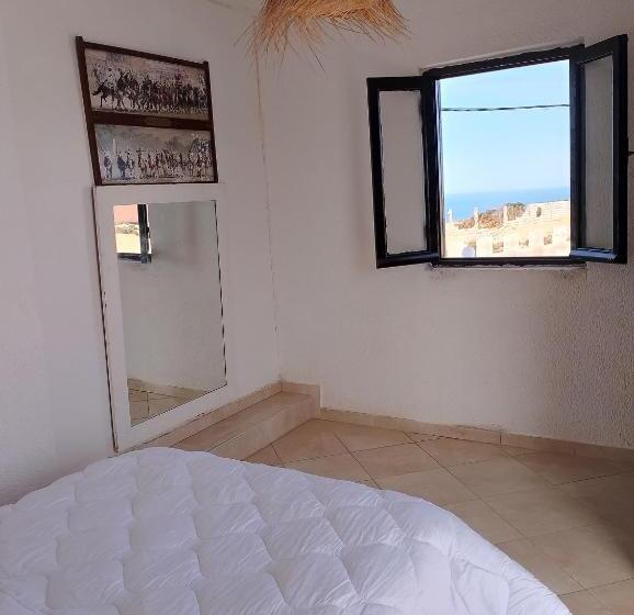 디럭스 룸 측면 바다 전망, Riad Ocean Beach Douira
