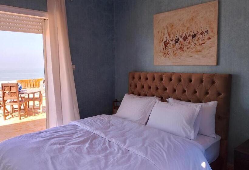스탠다드 룸 바다 전망, Riad Ocean Beach Douira