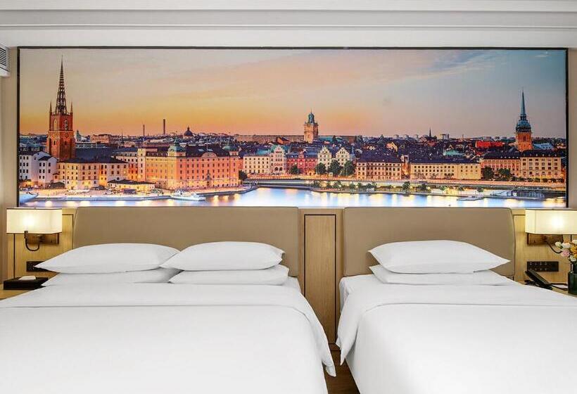 Семейный Номер Deluxe, Vienna International Hotel Lanzhou Sasseur Outlets & Yellow Riverside