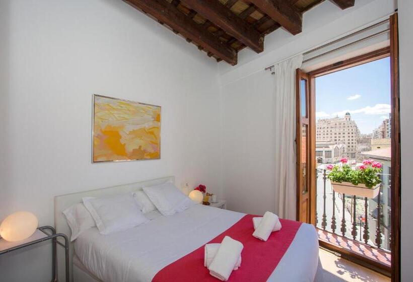 شقة غرفة نوم واحدة مزودة بشُرفة, Singularstays Plaza Del Mercado