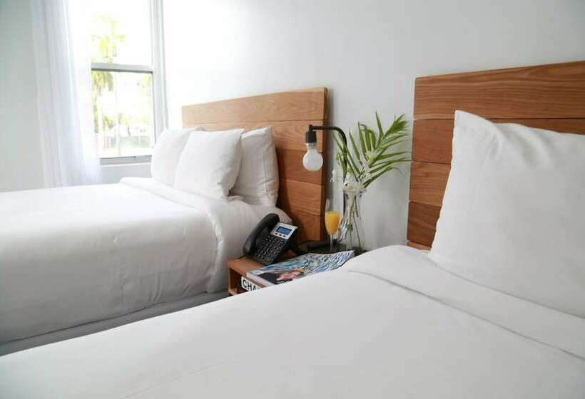 Номер Стандарт 2 Двуспальные Кровати, The Meridian Hotel Miami Beach