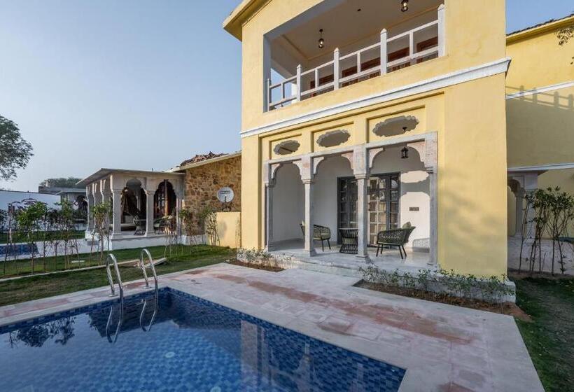 빌라 1 베드룸 - 수영장, Juna Mahal Jungle Resort Ranthambore