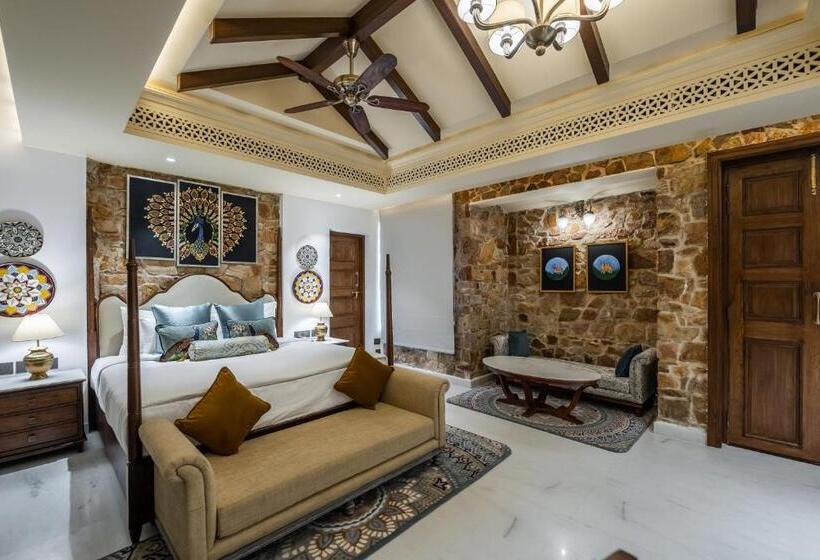 빌라 1 베드룸 - 수영장, Juna Mahal Jungle Resort Ranthambore