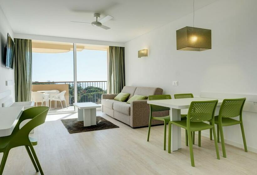 Апартаменты Deluxe 1 Спальня Боковой Вид на Море, 3hb Falesia Garden