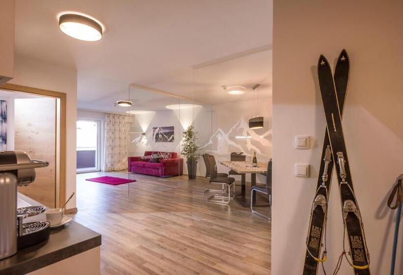 Апартаменты 1 Спальня с Балконом, Aparthotel Alptirol