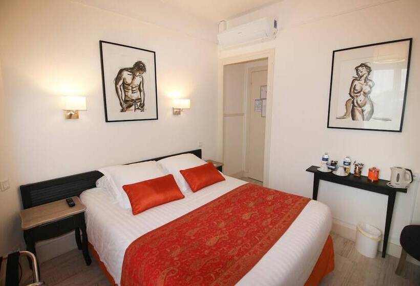 标准单人间, Logis Hôtel & Restaurant Au Clos Paillé Charme & Caractère