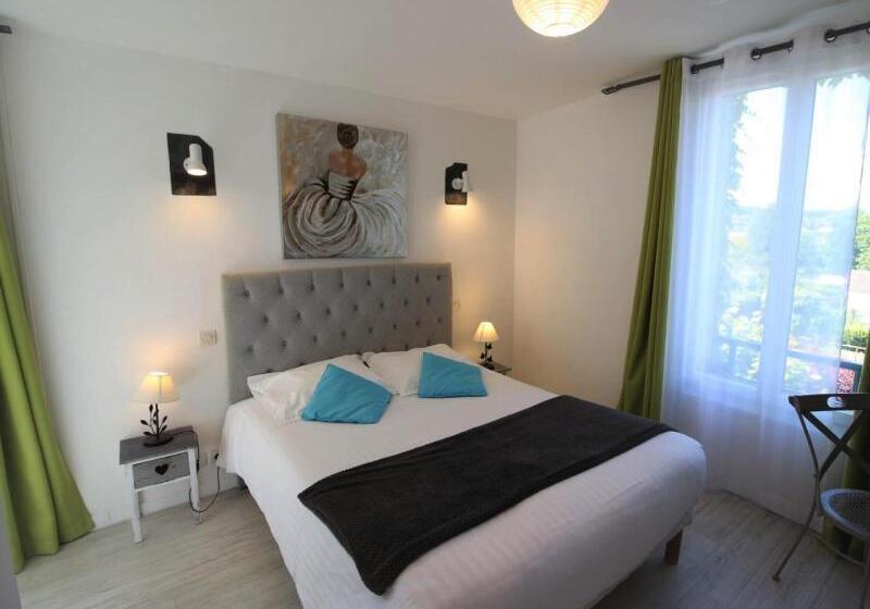 标准间, Logis Hôtel & Restaurant Au Clos Paillé Charme & Caractère