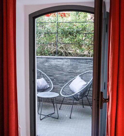 Quarto Deluxe com Terraço, Villa Pruly Hotel Cannes Centre