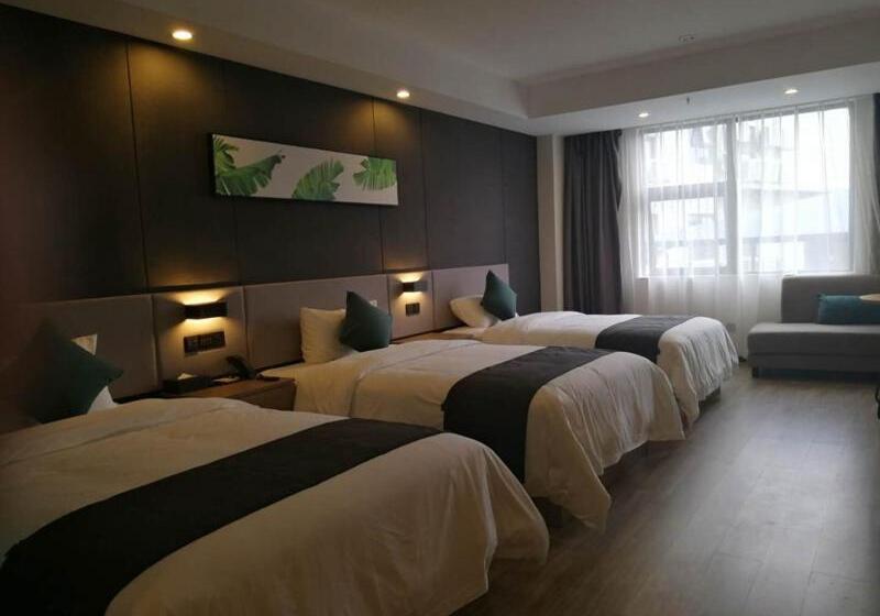 Трехместный Номер Superior, Thank Inn Chain Hotel Yongzhou Dao County Binhe Road