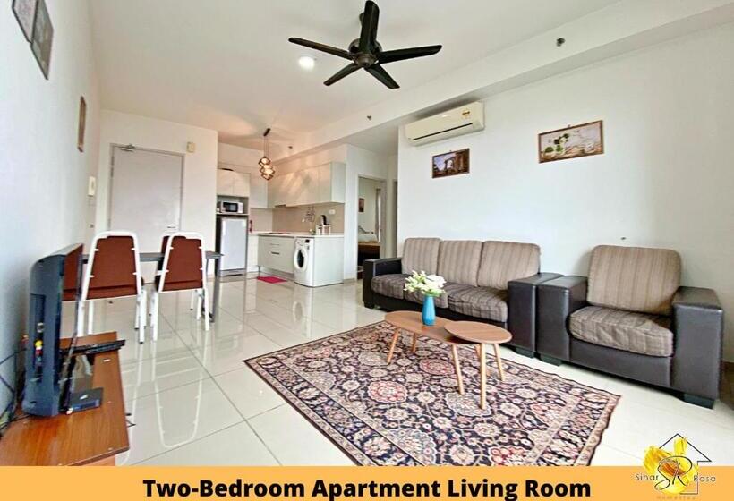 Апартаменты 2 Спальни, Sinar Rasa Homestay At I Soho, I City
