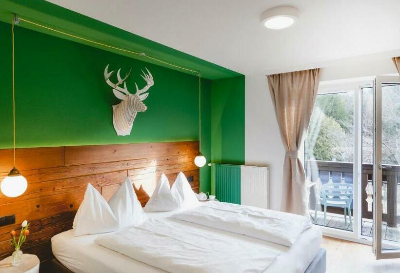 غرفة قياسية مزوَّدة بشُرفة, Das Franzl   Bett & Brot