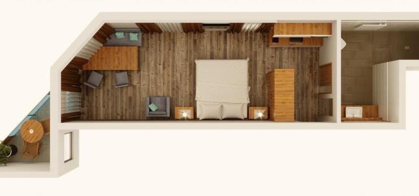 استودیو استاندارد با بالکن, Mountain Resort M&m